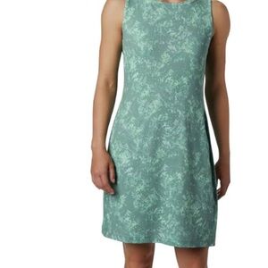 Columbia Active Dress Abstract Womens Green Outdoorsy